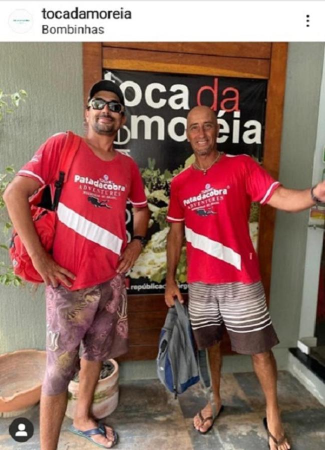 Hostel Albergue Toca da Moréia Bombinhas Exterior foto